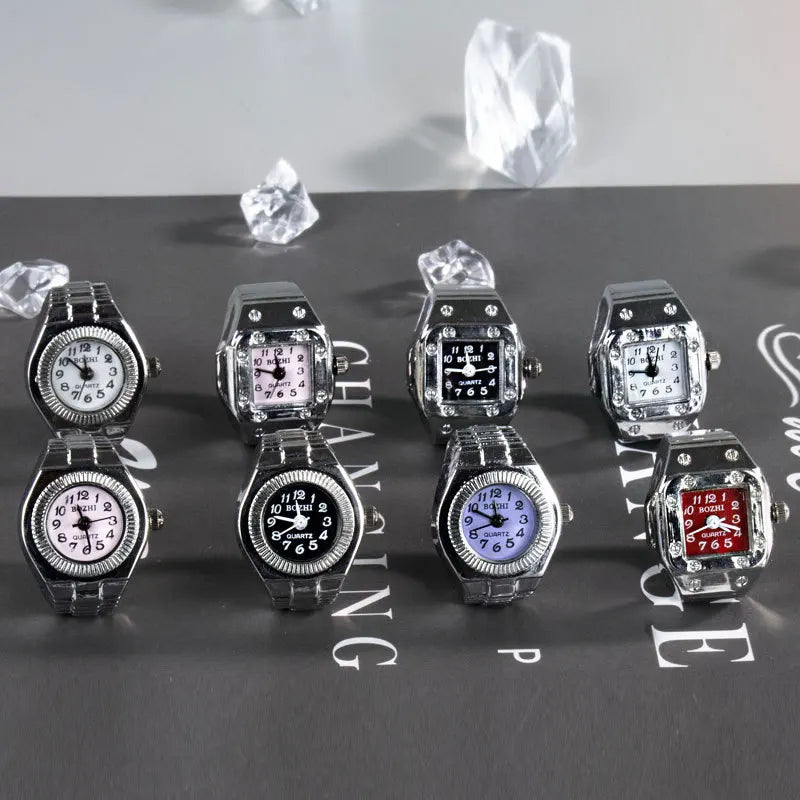 Chronos Square Ring Watch