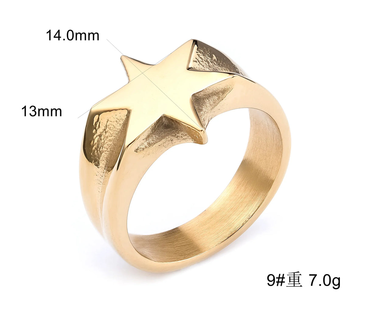 Polaris Six-Point Star Ring