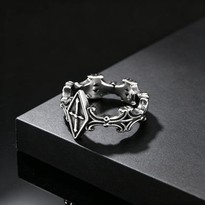 Relic Rhombus Cross Ring