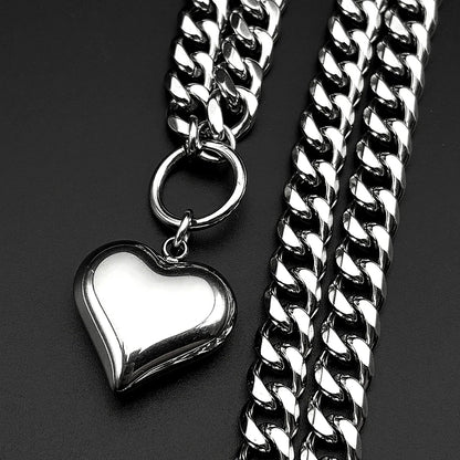 Heartbreaker Chunky Heart Necklace