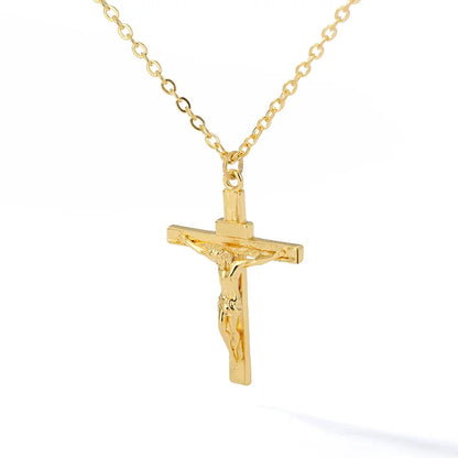Vesper Cross Pendant Necklace