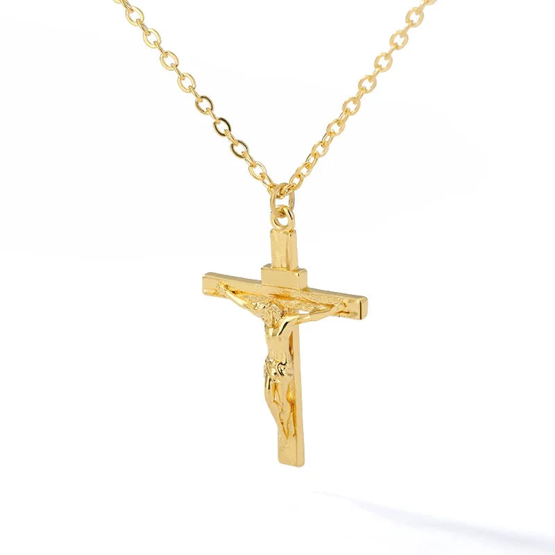 Vesper Cross Pendant Necklace