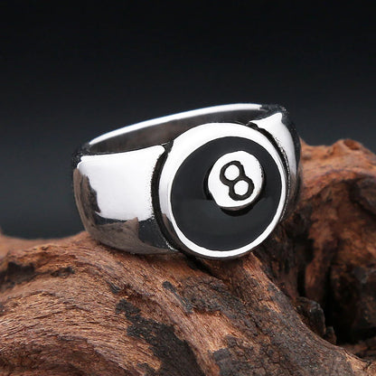 Hustler 8-Ball Ring