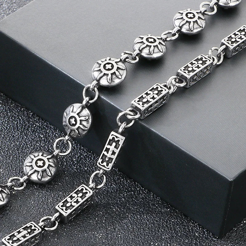Wager Rose and Dice Charm Bracelet