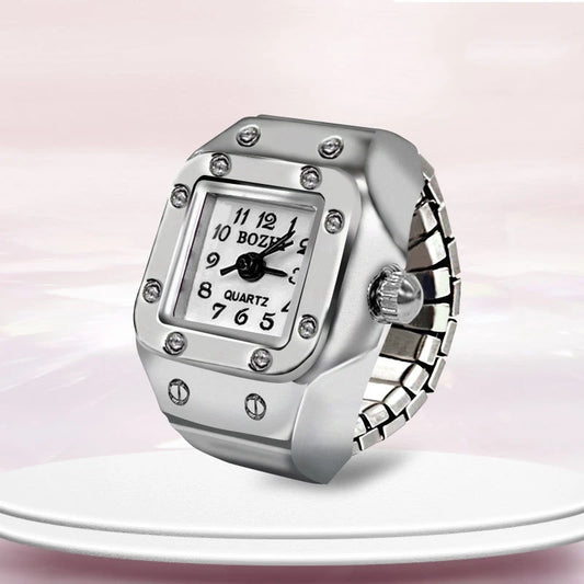 Chronos Square Ring Watch
