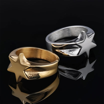 Polaris Six-Point Star Ring