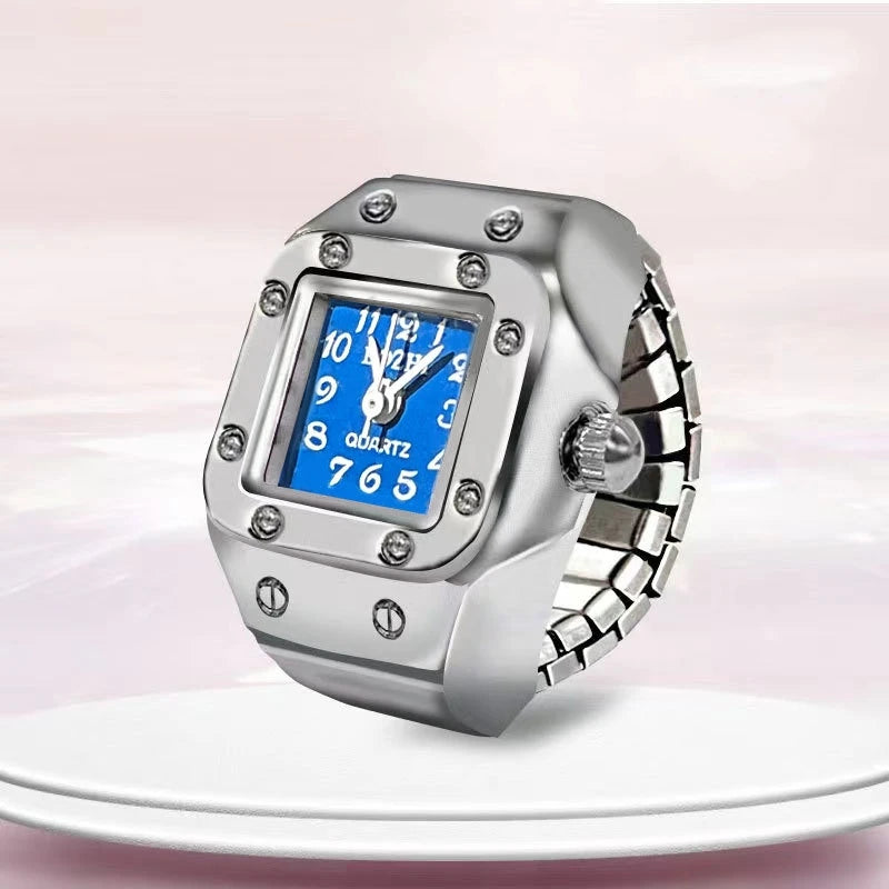 Chronos Square Ring Watch