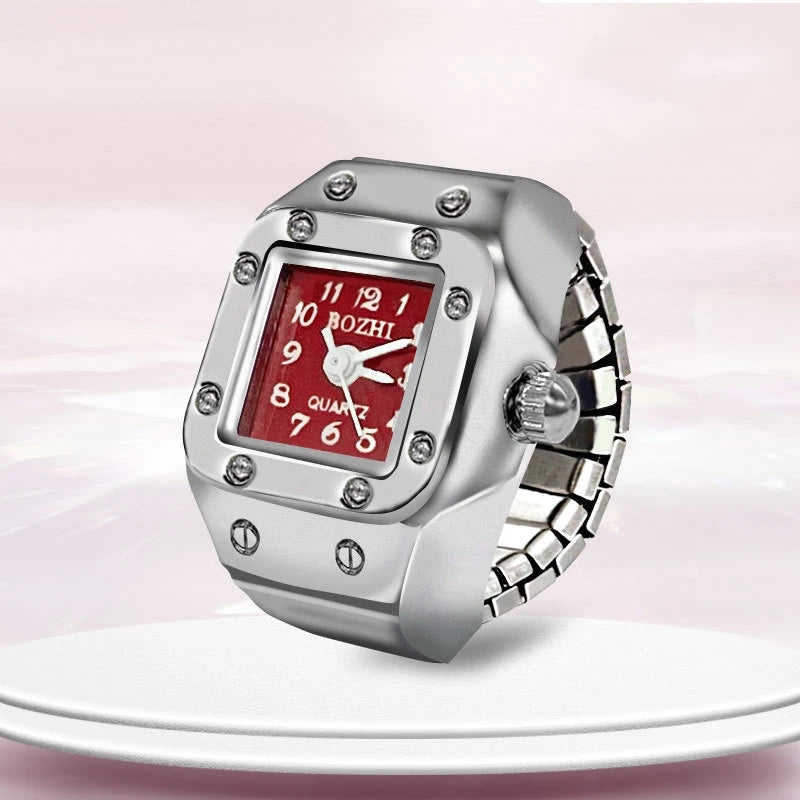 Chronos Square Ring Watch