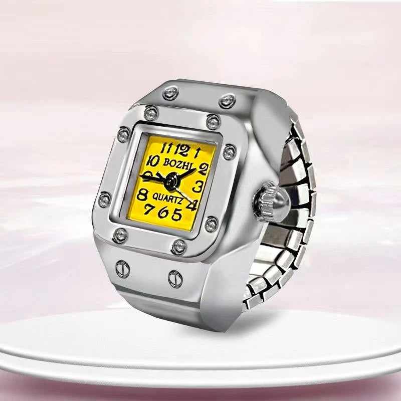 Chronos Square Ring Watch