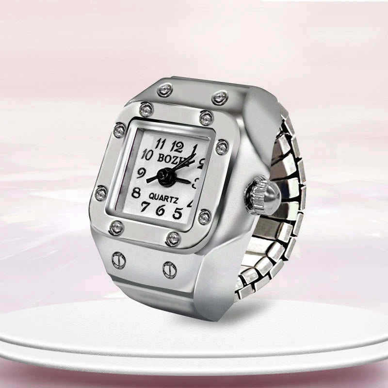 Chronos Square Ring Watch