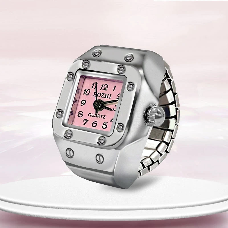 Chronos Square Ring Watch