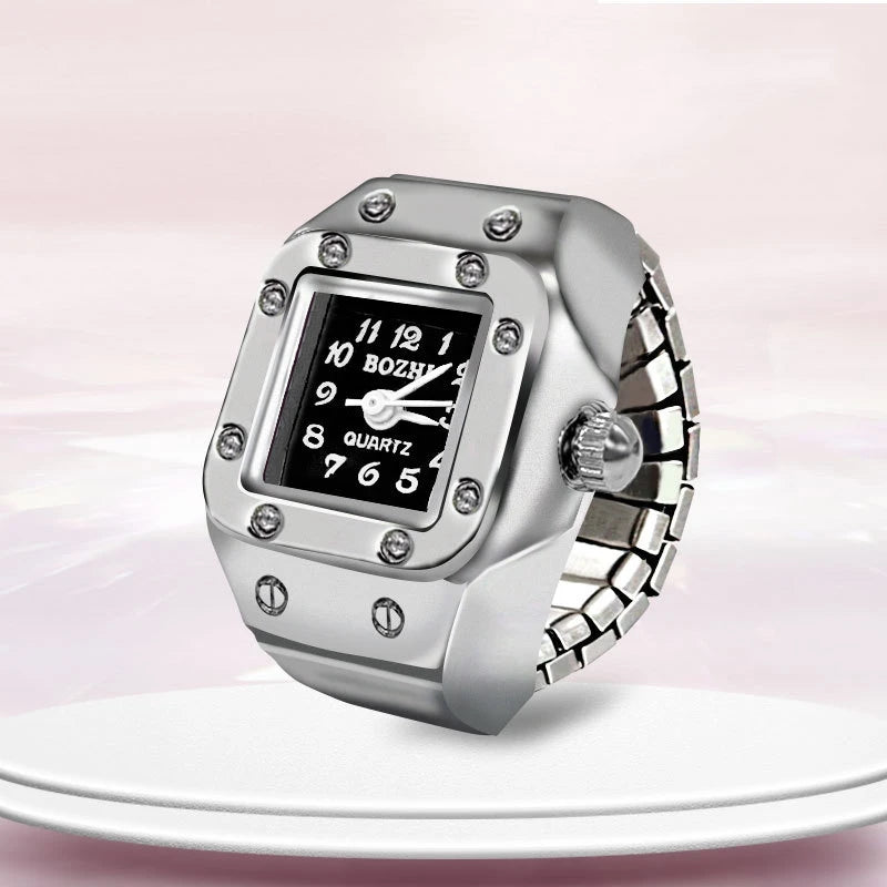 Chronos Square Ring Watch