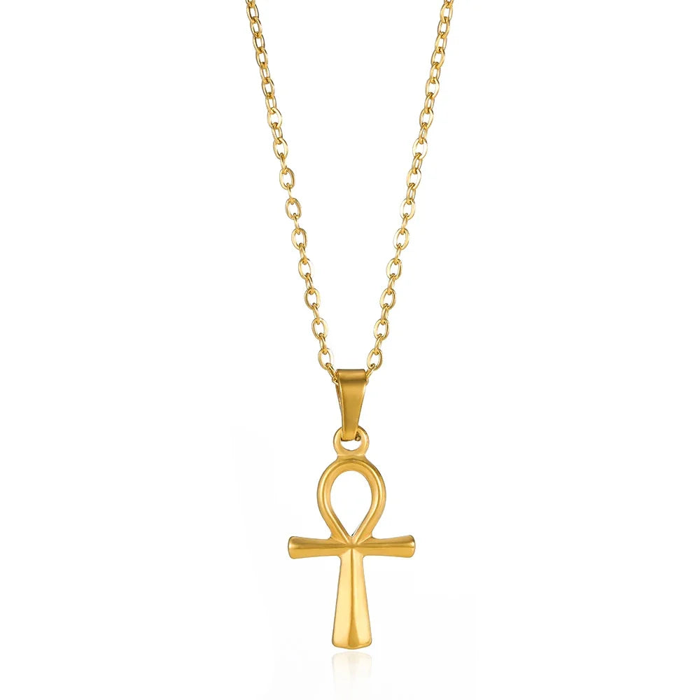 Vesper Cross Pendant Necklace