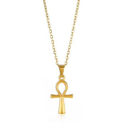 Vesper Cross Pendant Necklace