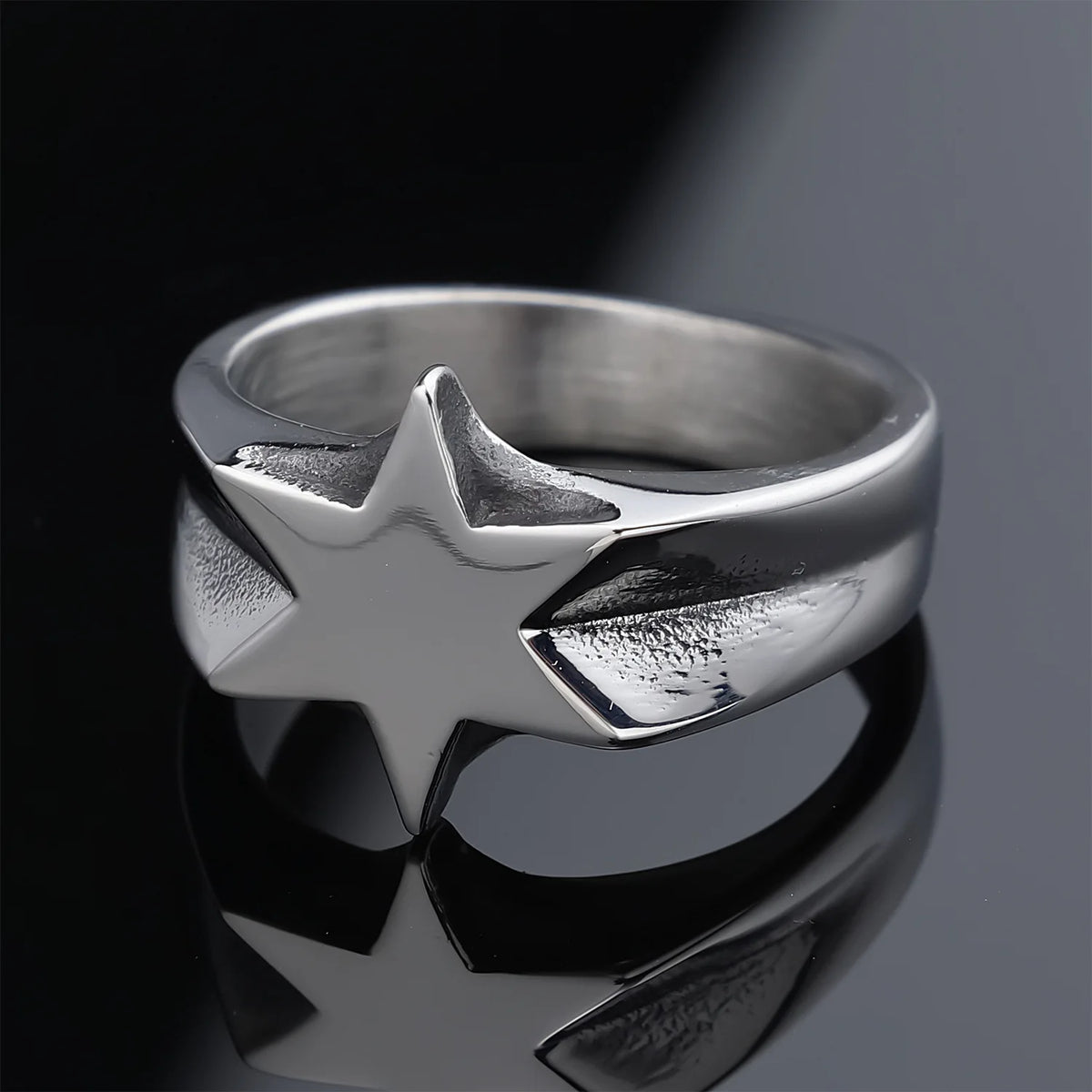 Polaris Six-Point Star Ring