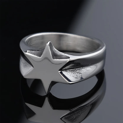Polaris Six-Point Star Ring