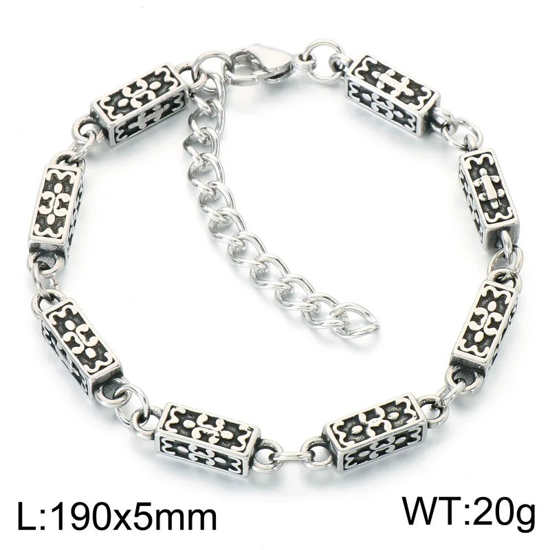 Wager Rose and Dice Charm Bracelet