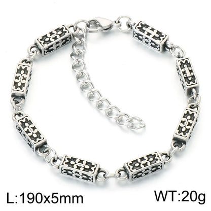 Wager Rose and Dice Charm Bracelet