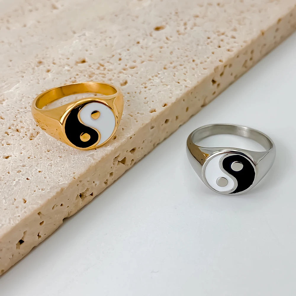 Eclipse Yin Yang Ring