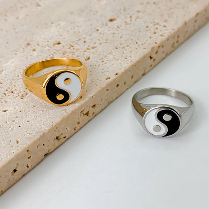 Eclipse Yin Yang Ring