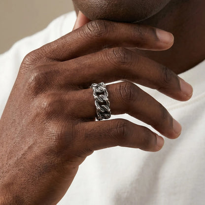Havana 9mm Cuban Link Ring