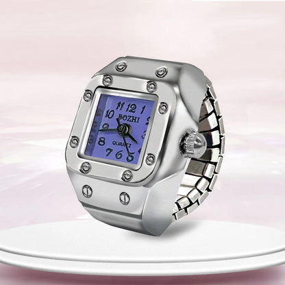 Chronos Square Ring Watch
