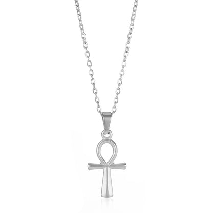Vesper Cross Pendant Necklace