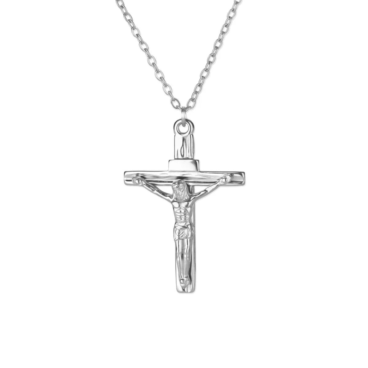 Vesper Cross Pendant Necklace